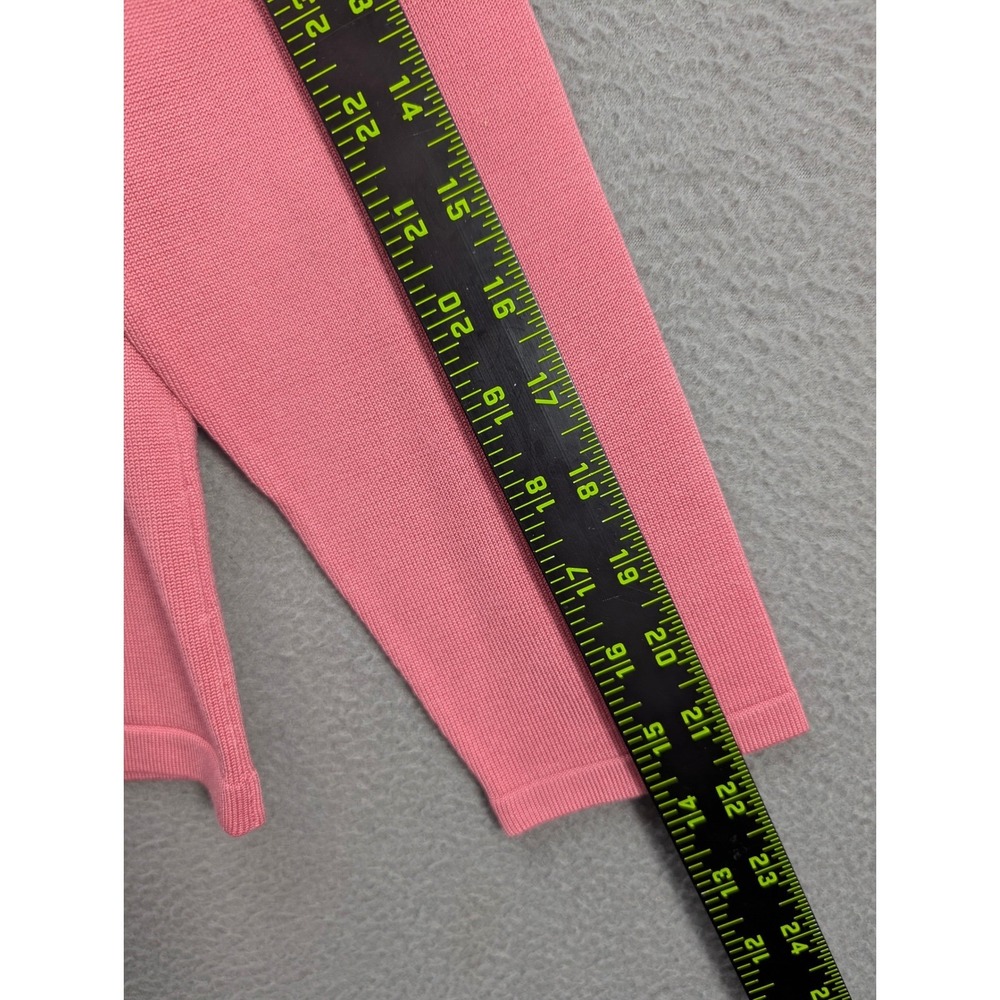 Pendleton Mock Neck Sweater Women's Petite Size M Rose Silk Nylon Pullover NWT - Picture 6 of 10